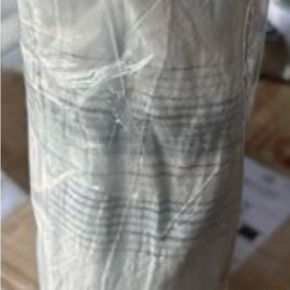 Calvin Klein Strie Stripe Cotton Off-White Duvet Cover Set Queen - Picture 8 of 8